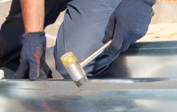 Round Bush metal flat roofing repairs